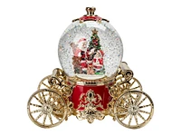 Danson Decor Decorative Sculpture - Snow Globe on Carriage