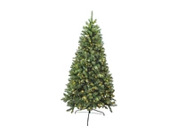 Danson Decor Artificial Christmas Tree with String Lights - 2.13m - Green