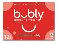 Bubly Sparkling Water - Strawberry - 12x355ml