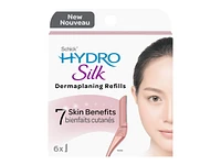 Schick Hydro Silk Dermaplaning Razor Refill Blades - 6's