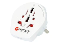 SKROSS World to Europe Travel Adapter - White - SK-1500211-E