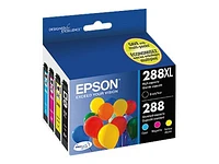 Epson 288XL/288 DuraBrite Ultra Ink - 4 pack - T288XL-BCS