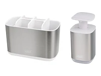 Joseph Joseph Bathroom Sink Set - Stainless Steel - 2 piece