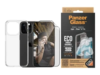 PanzerGlass ECO Bundle Screen / Back Protector Kit for Apple iPhone 15 Pro