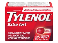 Tylenol* Extra Strength eZ tabs - 50's