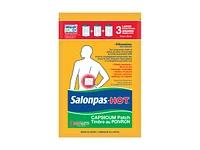 SalonPas Hot Pain Relief Patch - 3's