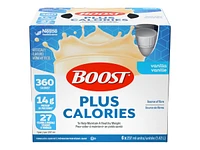 BOOST Plus Calories Protein Drink - Vanilla - 6 x 237ml