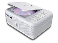 RCA WVGA LCD Projector with DVD Player - White - RPJ140