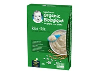 Gerber Organic Baby Cereal - Rice - 208g