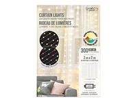 Danson Decor LED Light Curtain - RGB/Warm White - 2m x 2m - 300 Lights