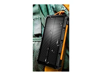 Tough Tested ROC TT-PBW-10C Wireless Charging Pad / Solar Power Bank - Black/Orange