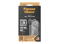 PanzerGlass 3-in-1 Pack Screen / Lens / Back Protector Kit for iPhone 15 Pro Max