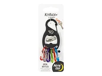 Nite Ize KeyRack+ - carabiner key ring - black