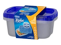 Ziploc Rectangle Containers - Large - 2's