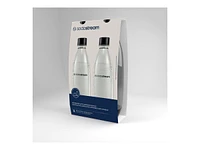 SodaStream Fuse Bottle for Soda Maker - Black - 2 x 1L