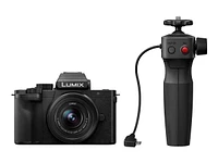 Panasonic Lumix G100 with 12-32mm Lens and Shooting Grip/Mini Tripod for Vloggers - DCG100VK - Open Box or Display Models Only