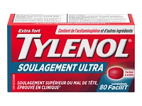 Tylenol* Extra Strength Ultra Relief eZ Tabs - 80's� �