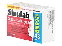 Sinutab Sinus & Allergy Extra Strength Caplets - 48's