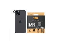 PanzerGlass Hoops Lens Protector for iPhone 15, 15 Plus - Black