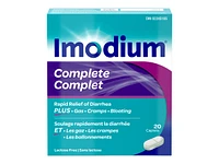 Imodium Complete Diarrhea Plus Gas Caplets - 20's