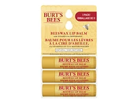 Burt's Bees Beeswax Lip Balm - 3 x 4.25g