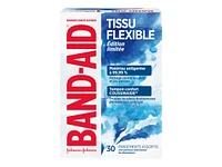 BAND-AID Flexible Fabric Bandages - Watercolor - Assorted - 30's