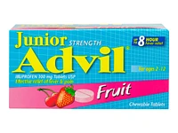 Advil Junior Strength Advil Chewables - Fruit - 40s