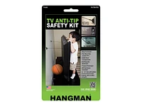 Hangman Flatscreen TV Anti-Tip Kit - Black - HANGTV400