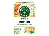 Traditional Medicinals Turmeric Organic Tea - Meadowsweet and Ginger - 16's