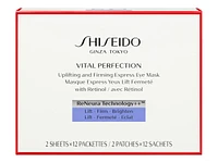 Shiseido Vital Perfection Uplifting and Firming Express Eye Mask - 12 pairs