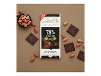 Lindt Excellence Dark Chocolate Bar - 78% Cacao - 100g