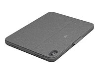 Logitech Combo Touch Keyboard and Folio Case for iPad 10th gen - Oxford Grey - 920-011433