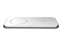 Zens Aluminium Series Wireless charging Pad - White - ZEDC16W00