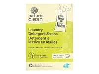 Nature Clean Laundry Detergent Sheets - White Linen - 32's