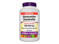 Webber Naturals Double Strength Glucosamine Chondroitin Caplets - 500/400mg - 140's