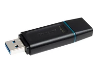 Kingston DataTraveler Exodia USB Flash Drive- Black/Teal - 64GB - DTX/64GB