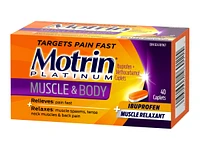 Motrin Platinum Muscle & Body Caplets - 40's