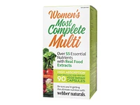 Webber Naturals Women's Most Complete Multi Vegetarian Capsules - 90's