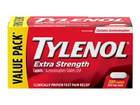 Tylenol* Extra Strength Caplets - 500mg - 200s