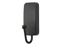 3M Command Large and Small Decorative Hooks - Matte Black - 3 piece