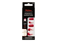 Sally Hansen Salon Effects Perfect Manicure False Nails Kit - Oval - Plas-Mania (OV745) - 24's