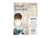 Danson Decor LED Light Curtain - Warm White - 2.1 x 1m - 150 Lights