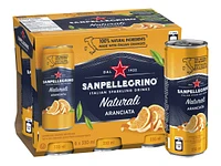 Sanpellegrino Naturali Sparkling Water - Aranciata - 6 x 330ml