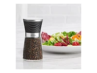 Trudeau Wave Pepper Mill - Clear/Black