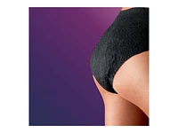 TENA Stylish Incontinence Underwear - Black - Large - 16s