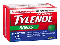 Tylenol* Sinus Extra Strength Nighttime Eztabs - 20s