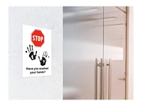 Avery Self-Adhesive Vinyl Sign - Handwashing Reminder - 216 x 279mm/5pk