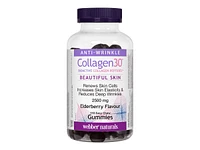 Webber Naturals Collagen30 Bioactive Collagen Peptides Gummies - Elderberry - 110s