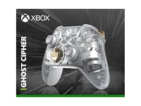 Microsoft Xbox Ghost Cipher Special Edition Wireless Controller for PC, Android, iOS, Microsoft Xbox Series X|S, Xbox One - Transparent - QAU-00157