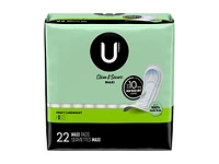 U by Kotex Clean & Secure Maxi Sanitary Pads - Heavy - 22's